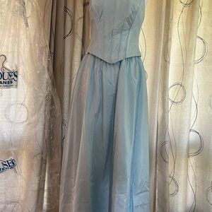 Alfred Angelo Light Blue Gown US 8 Y2K